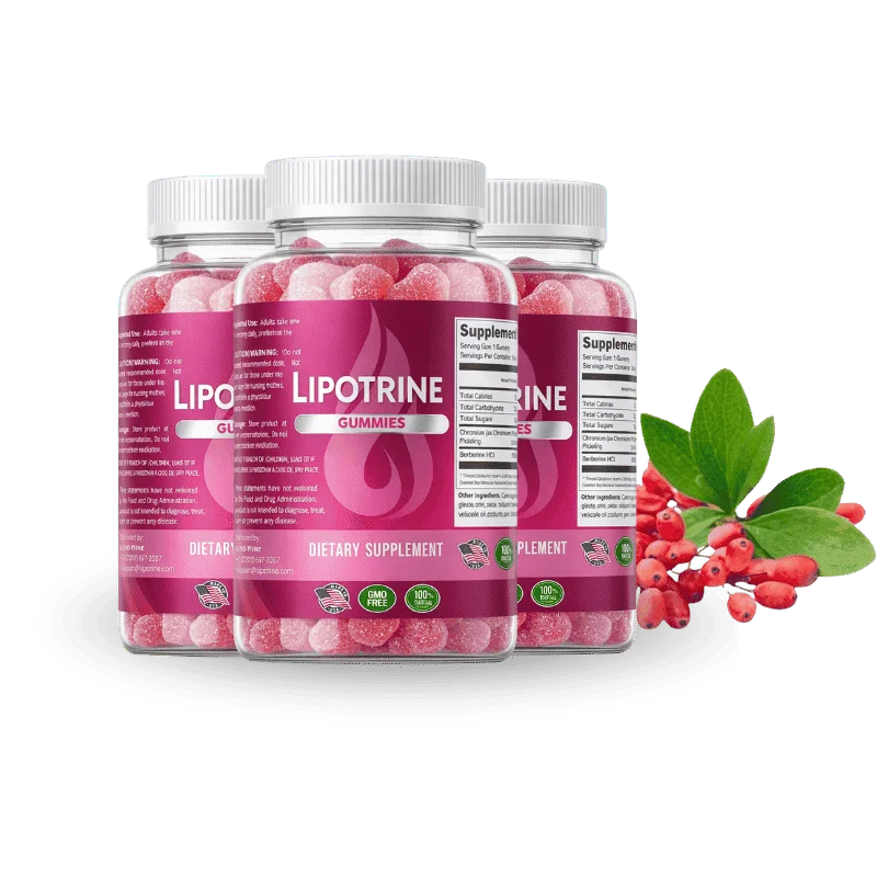 LipoTrine Natural Weight Management Formula — 3 Bottle / 90 Day Pack