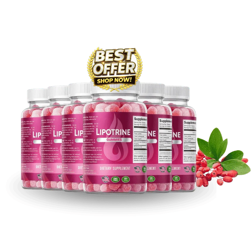 LipoTrine Natural Weight Management Formula — 6 Bottle / 180 Day Pack